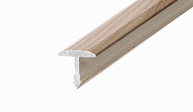 Порог (стык) Русский профиль Т-образный декорированный, 13*900 мм, Берёза